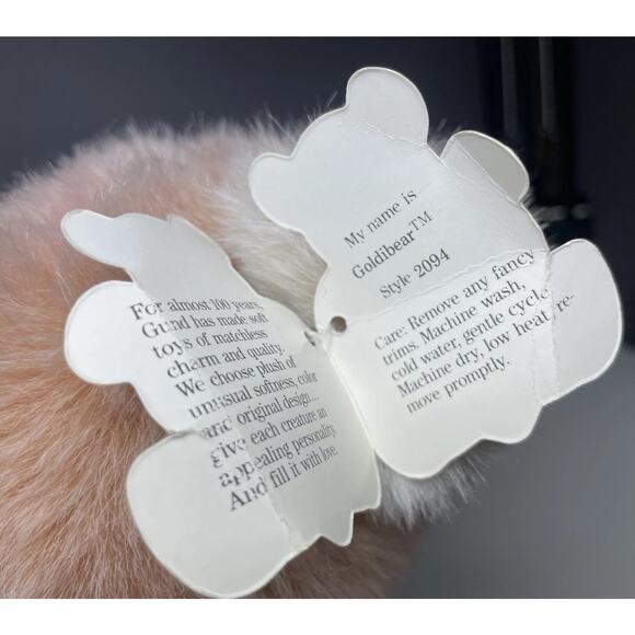 Vintage GUND 1989 Goldibear Plush #2094 Brown Teddy Bear Collectors Classic Tags - Picture 10 of 11